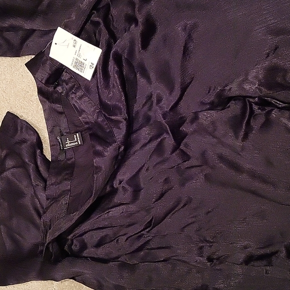 Satin Wide Leg Pants Large NWT - Picture 5 of 5